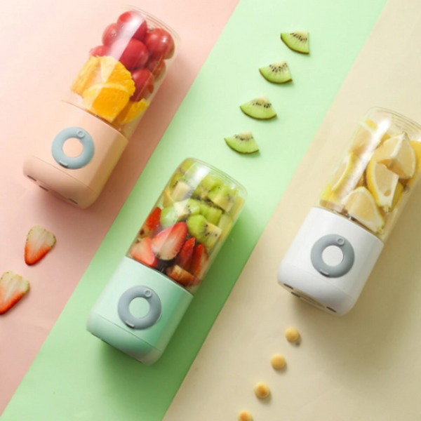 Mini Portable Blender Usb Rechargeable 500Ml Cup Bottle Electric Juicer Smoothie Handheld Blenders