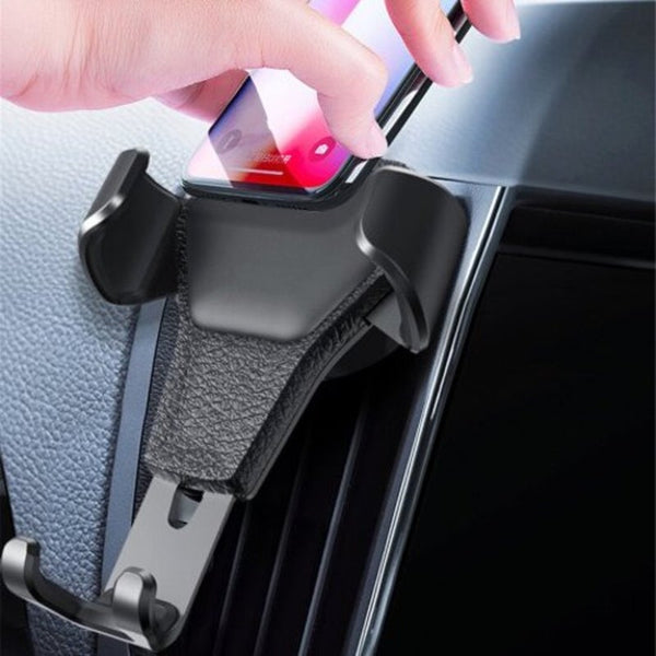 Car Air Vent Gravity Phone Mount Holder Stand Universal For Iphone Samsung Xiaomi Black Mounts & Holders