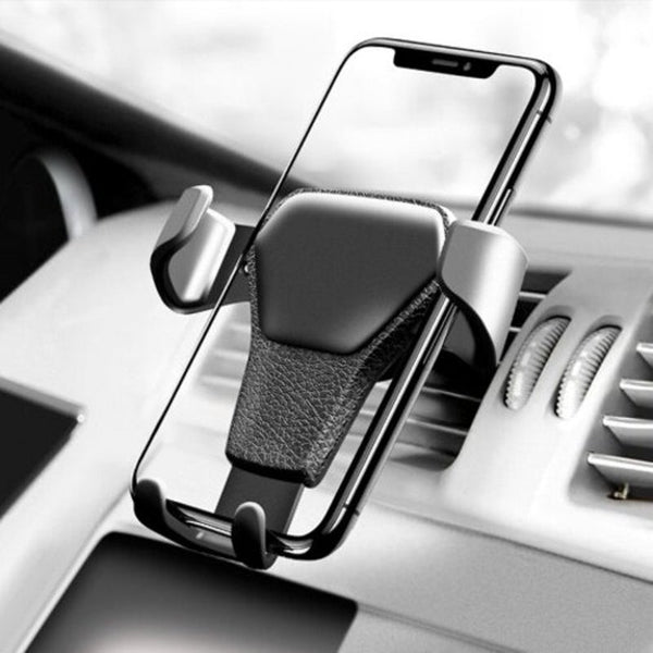 Car Air Vent Gravity Phone Mount Holder Stand Universal For Iphone Samsung Xiaomi Black Mounts & Holders