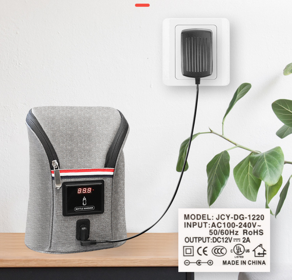 Car Little One Bottle Warmer Portable Travel Milk Grey Bottle Warmers