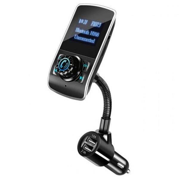 Car Bluetooth Mp3 Player Usb Charger Fm Transmitter Black