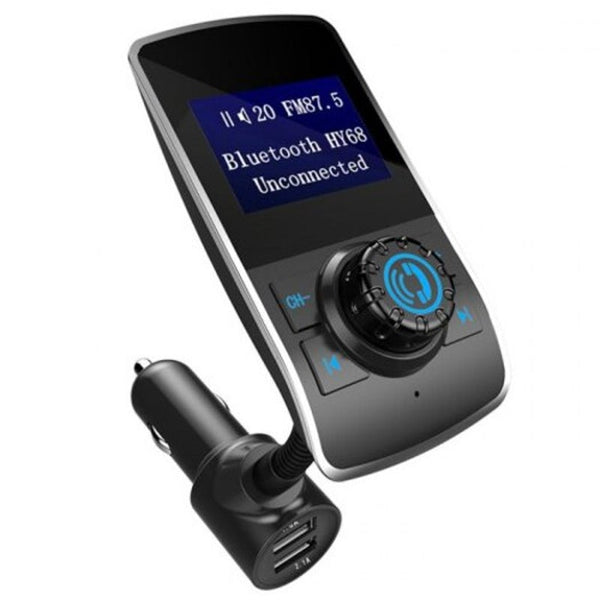 Car Bluetooth Mp3 Player Usb Charger Fm Transmitter Black