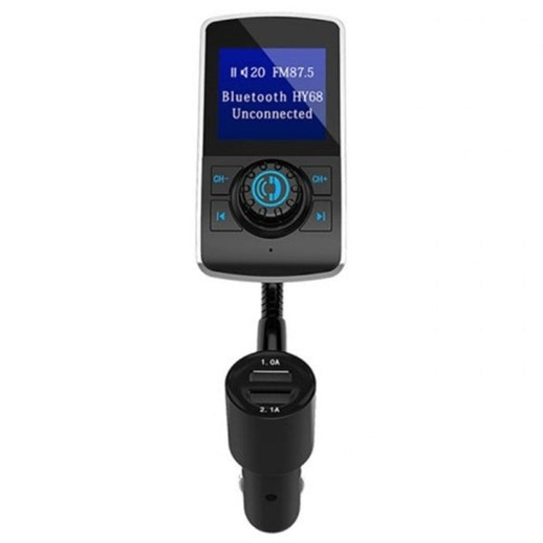 Car Bluetooth Mp3 Player Usb Charger Fm Transmitter Black