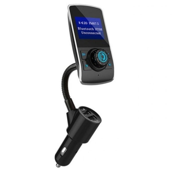 Car Bluetooth Mp3 Player Usb Charger Fm Transmitter Black