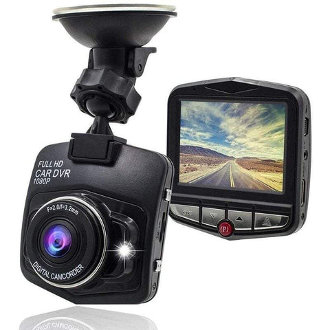 Car Camera Driving Recorder 1080P Screen Hidden Shield Mini Night Vision Loop Recording Black