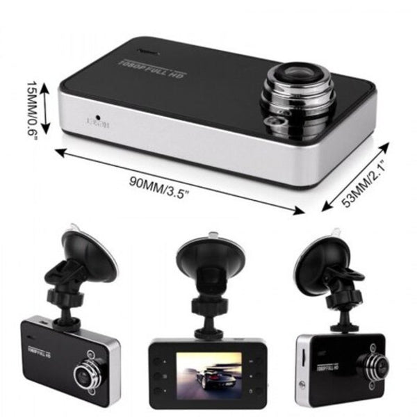 Car Camera Dvr Camcorder Video Auto Tachograph K6000 Driving Recorder Black