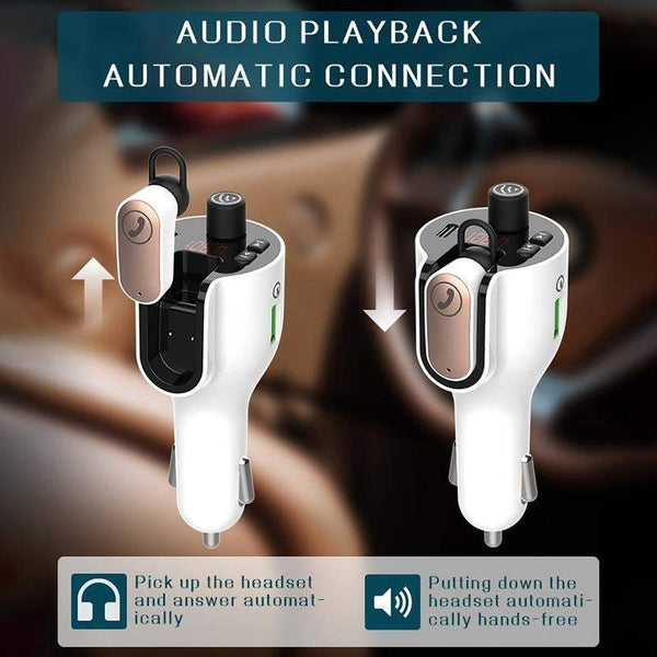 Car Chargers In Fm Transmitter Handsfree Bluetooth Earphones Transmitters