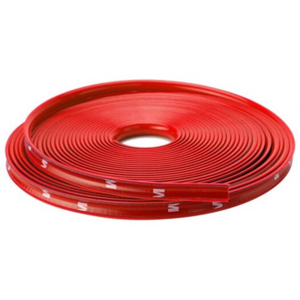 Car Decor Styling Strip Wheel Rim Tire Protection Covers Auto Accessories Red