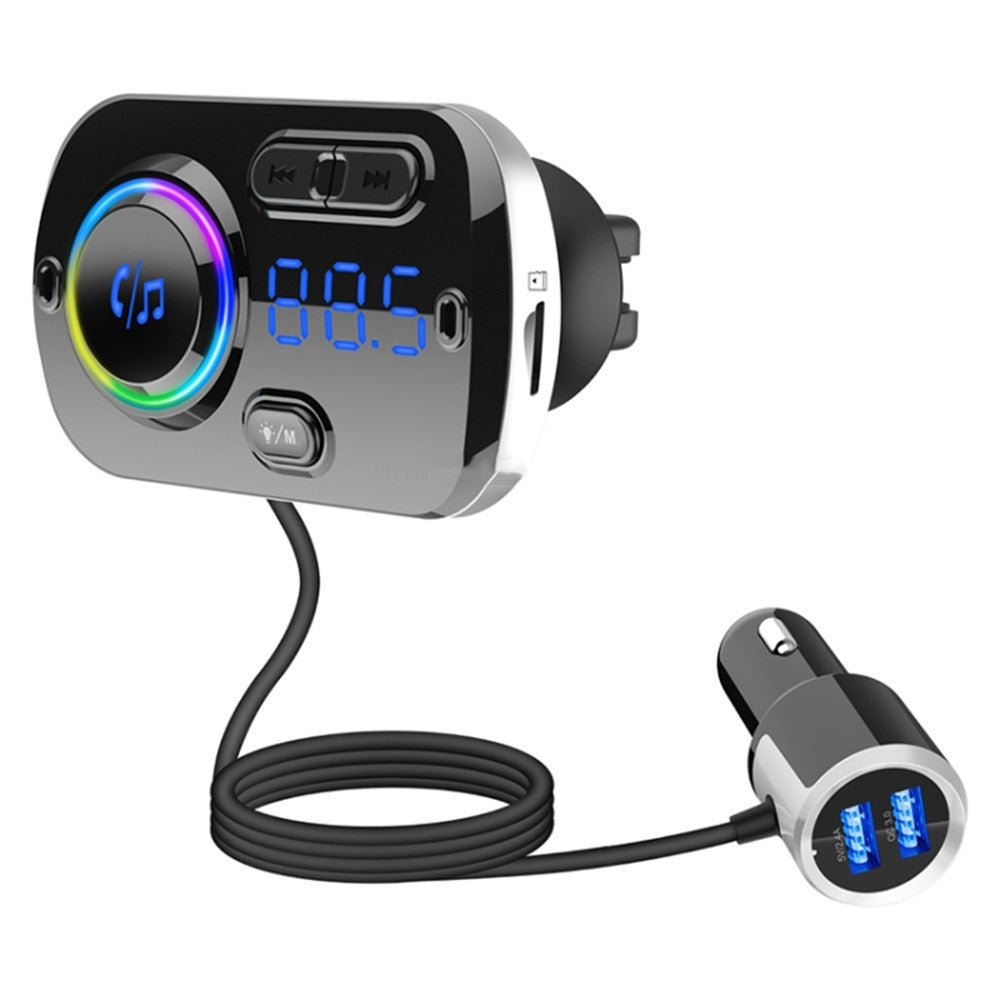 Car Digital Radio Receiver Bluetooth Mp3 Player Fm Transmitter Voice Assistant Qc3.0 Quick Charger Car Audio In Dash Units