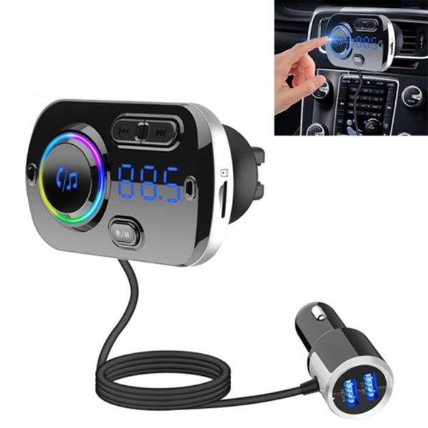 Car Digital Radio Receiver Bluetooth Mp3 Player Fm Transmitter Voice Assistant Qc3.0 Quick Charger Car Audio In Dash Units