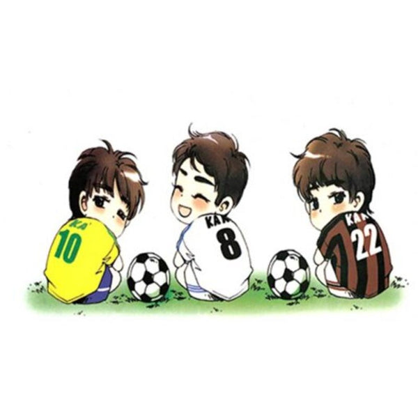 Car Diy Removable Soccer Player Style Waterproof Sticker Multi