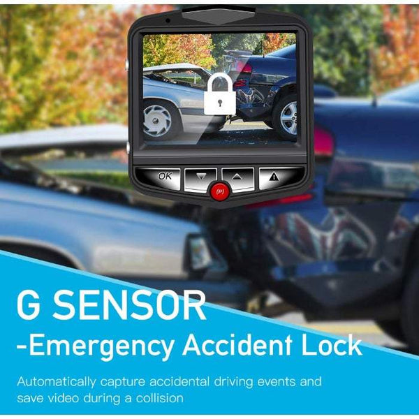 Car Audio Accessories Driving Recorder 1080P Hd Camera Dashboard With Motion Detection Black Other Car Video