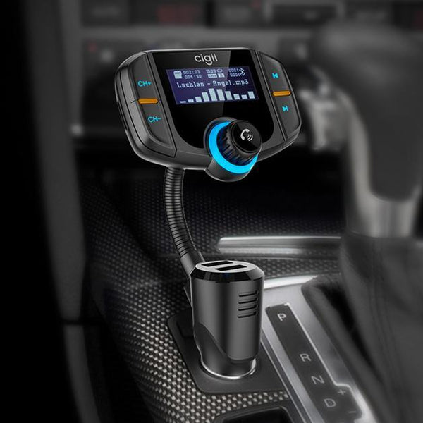 Car Receivers Fm With 1.7 Inch Display Transmitters