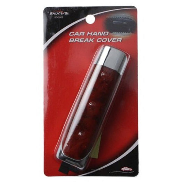 Car Hand Brake Cover Handbrake Grip Decorative Sheath Red Wine Handbrake Handles