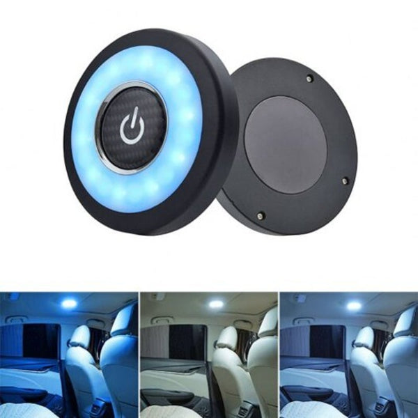 Car Interior Led Roof Reading Light Usb Charging Mag Netic Vehicle Ceiling Lamp Blue Yellow Interior Lights