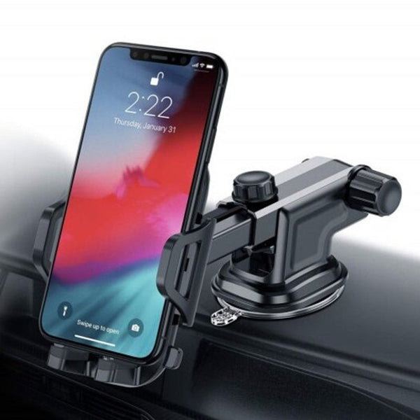 Car Navigation Multi Function Phone Holder Black Mounts & Holders