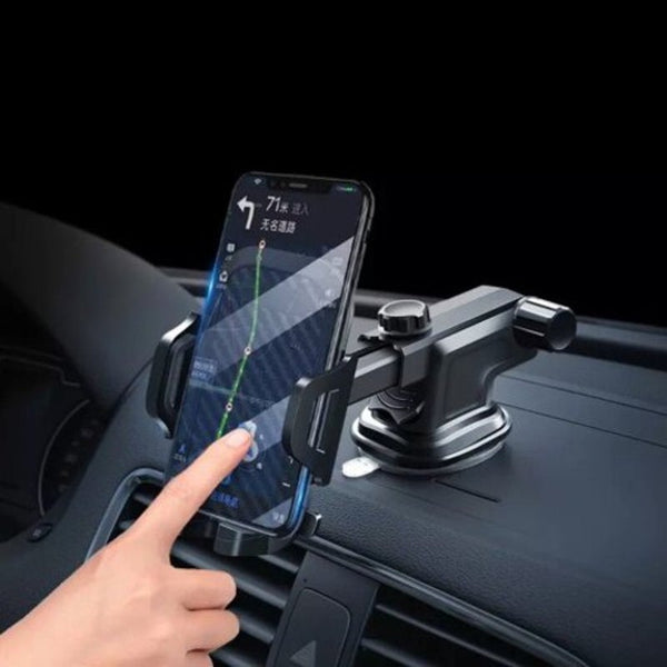 Car Navigation Multi Function Phone Holder Black Mounts & Holders