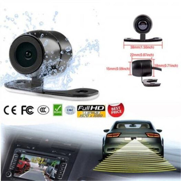 Car Night View Rear Camera 170 Degrees Angle Waterproof Reversing Black Rear View Monitors/Cams & Kits