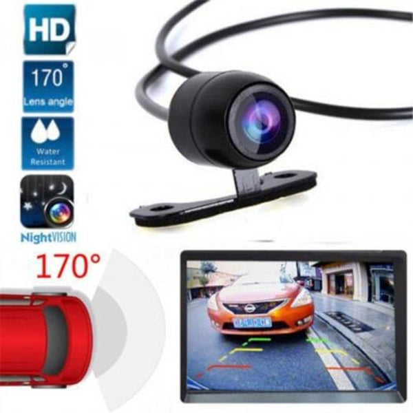 Car Night View Rear Camera 170 Degrees Angle Waterproof Reversing Black Rear View Monitors/Cams & Kits