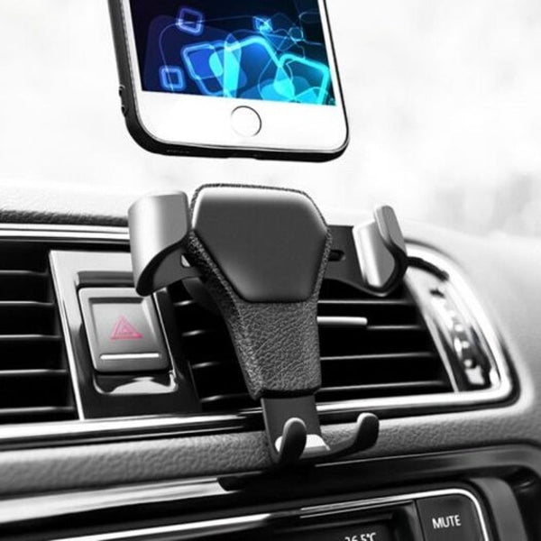 Car Phone Holder For In Air Vent Mount Stand Black