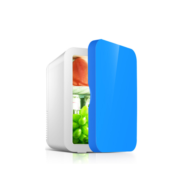 Car Portable Mini Refrigerator Cosmetics Refrigeration Blue