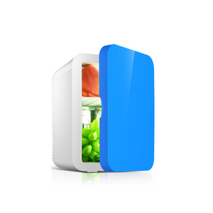 Car Portable Mini Refrigerator Cosmetics Refrigeration Blue