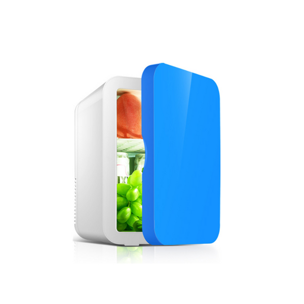 Car Mini Refrigerator Cosmetics Refrigeration Blue Mini Fridges