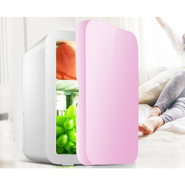 Car Mini Refrigerator Cosmetics Refrigeration Pink Mini Fridges