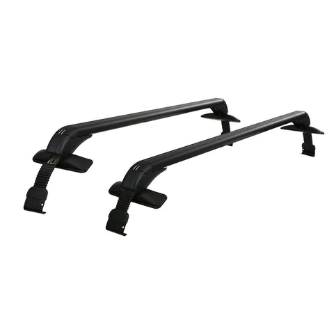 Giantz Universal Car Roof Rack Cross Bars 90Cm Aluminium Lockable 75Kg Clamps Roof Racks