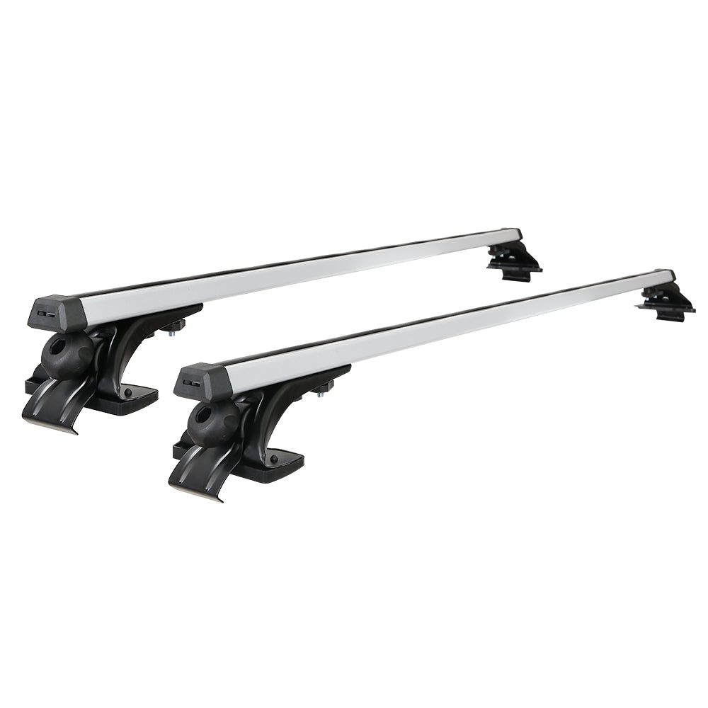 Giantz Universal Car Roof Rack 1450Mm Cross Bars Aluminium Silver Brackets Carrier 90Kg Roof Racks