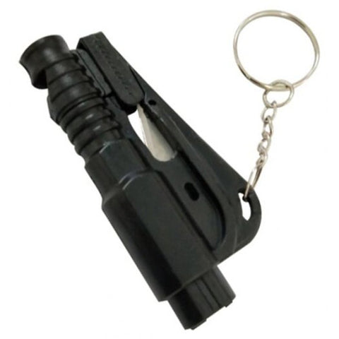 Car Safety Hammer Escape Tool Keychain Black Hammers & Mallets