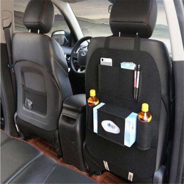 Car Seat Storage Bag Cover Organizer Multifunction Vehicle Black