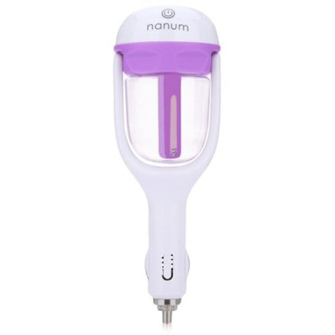 Car Styling Power Protection Humidifier Aromatherapy Essential Oil Diffuser Air Purify Purple Air Fresheners