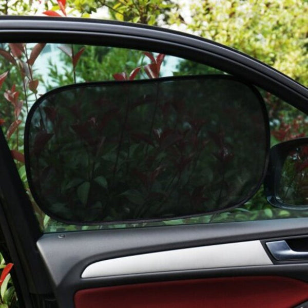 Black Car Sun Shade Side Rear Window Glass Sunshade Cover Solar Protection