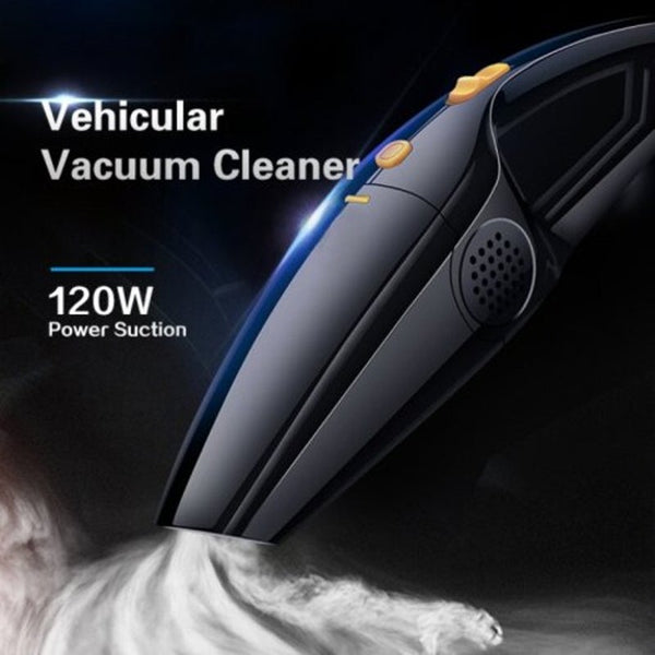 Car Vacuum Cleaner High Power 120W Portable Handheld Black