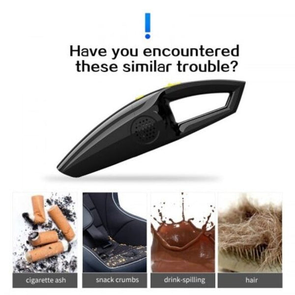 Car Vacuum Cleaner High Power 120W Portable Handheld Black Vacuum Cleaners
