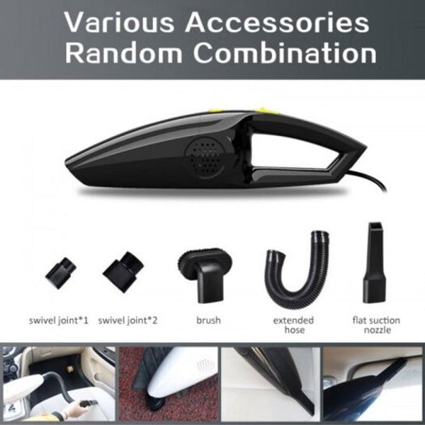 Car Vacuum Cleaner High Power 120W Portable Handheld Black Vacuum Cleaners