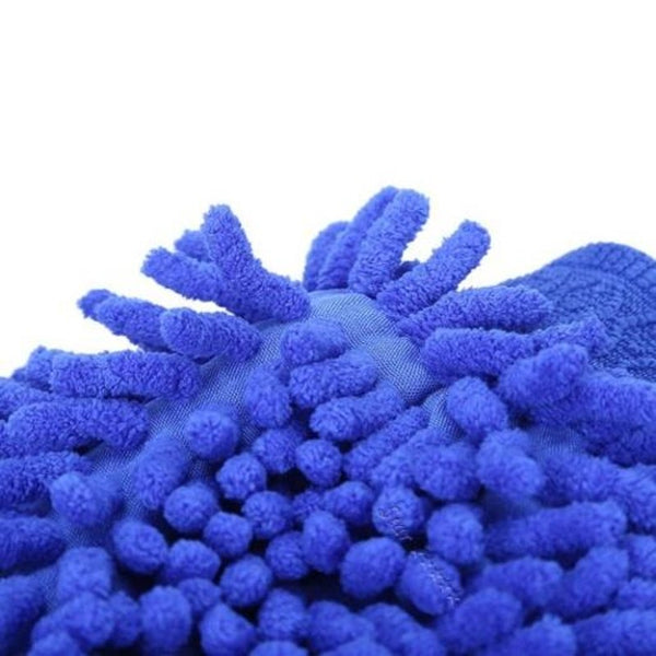 Car Wash Gloves Chenille Microfiber Mitt Brush Tools For Window Body