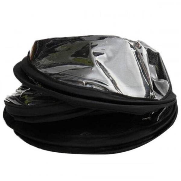 Car Double Deck Sunblock Board 4Pcs Black 44 X 38Cm Sun Visors