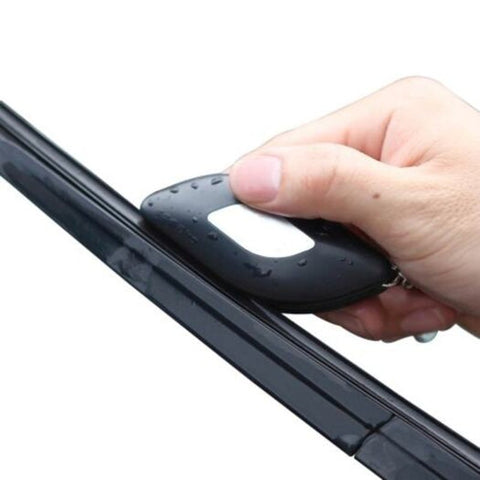 Car Wiper Repair Tool Windshield Rubber Strip Windscreen Blade Restorer Keychain Boneless Black