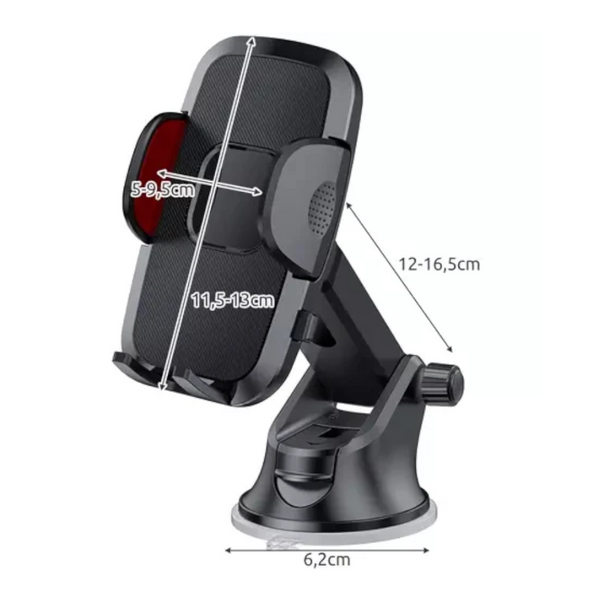 Car Phone Holder With Suction Cup Mount For Mobile Devices Mounts & Holders
