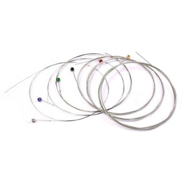 Carbon Steel Guitar Strings Electric 6Pcs Silver Guitar Accessories