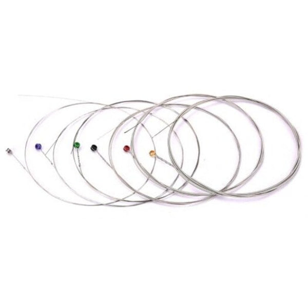 Carbon Steel Guitar Strings Electric 6Pcs Silver Guitar Accessories