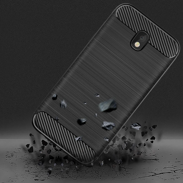 Carbon Fiber Soft Silicone Tpu Shockproof Case For Samsung Galaxy J5 Pro / 2017 J530 Cases Covers & Skins