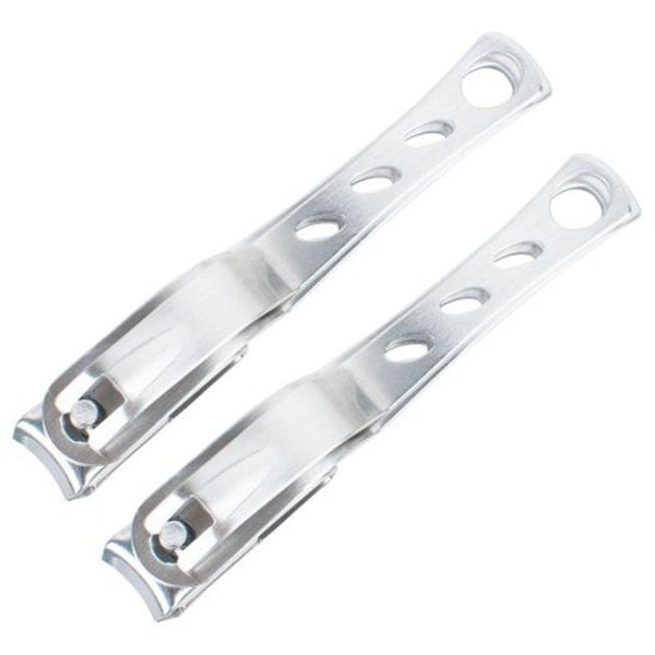 2Pcs Nail Clippers Set Thick Finger Toe Cutter Trimming Tool Stainless Steel Art Manicure & Pedicure Tools & Kits