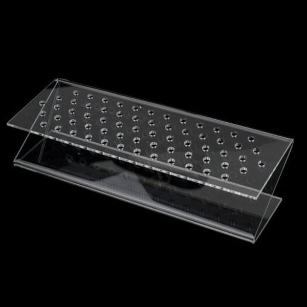 64 Hole Rack Nail Display Stand Board Polish Nail Art Tools