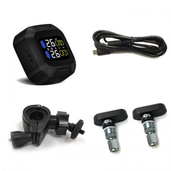 Careud M3 Th Wireless Tire Pressure Monitoring System Built In Sensor Set Black Tyre Accessories