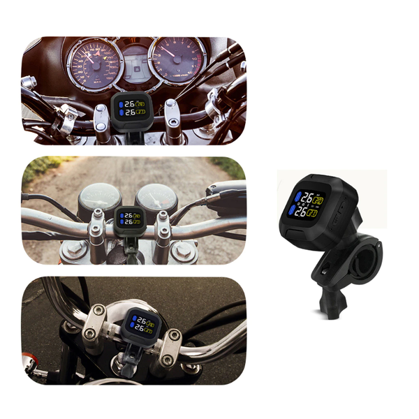 Careud M3 Th Wireless Tire Pressure Monitoring System Built In Sensor Set Black Tyre Accessories
