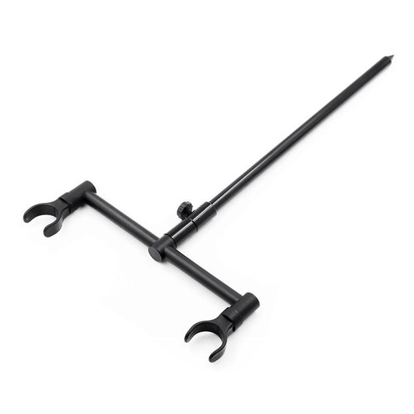 Carp Fishing Buzz Bars Rod Holder Black Buzzer Pole Rest Alarm Pack 2 Rod Rests & Holders