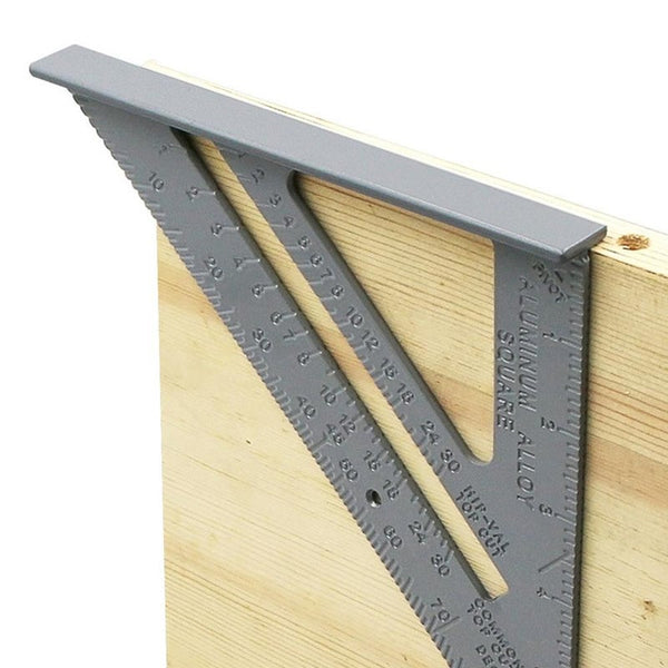 Drawing Tool Triangle Ruler Carpenter Square Measurement 45 90 Aluminum Alloy Squares